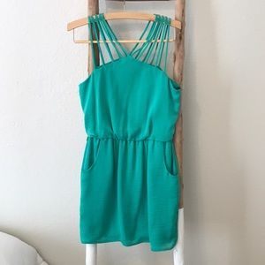 City Triangles Aqua dress